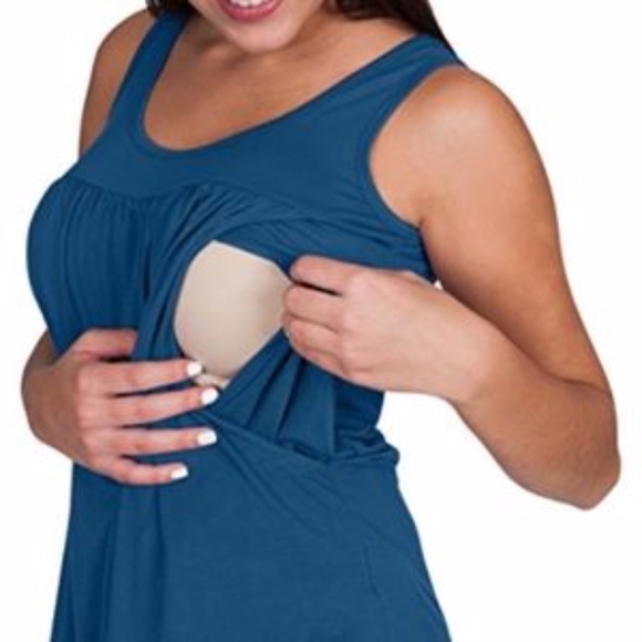 NEW! Sleeveless Nursing Tank Top for Breastfeeding NWT - Picture 5 of 5